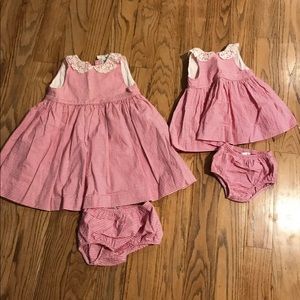 Baby girl matching dresses